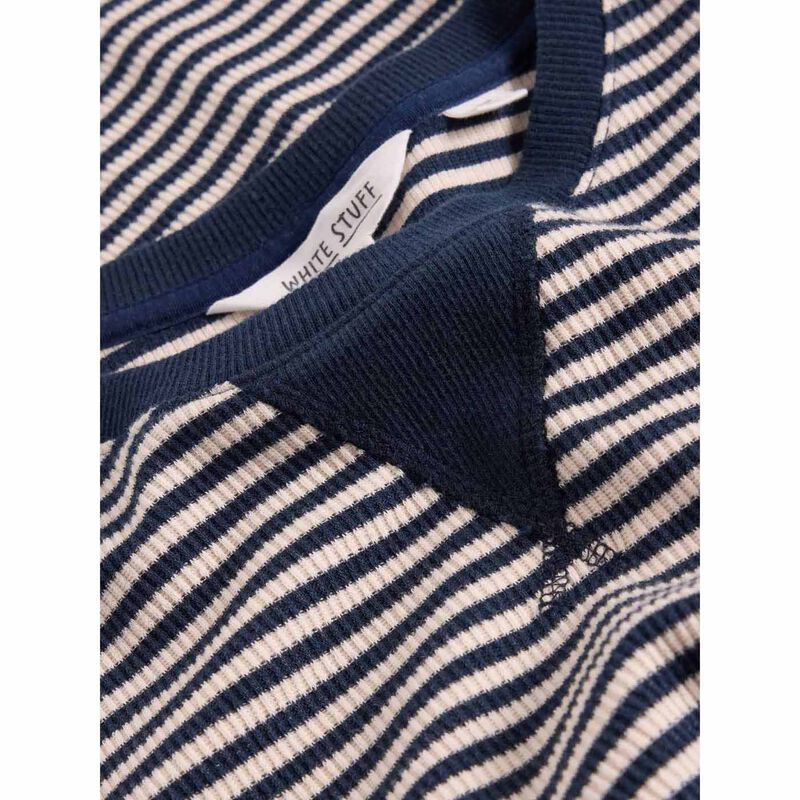 White Stuff Striped Rib Tee image number 2